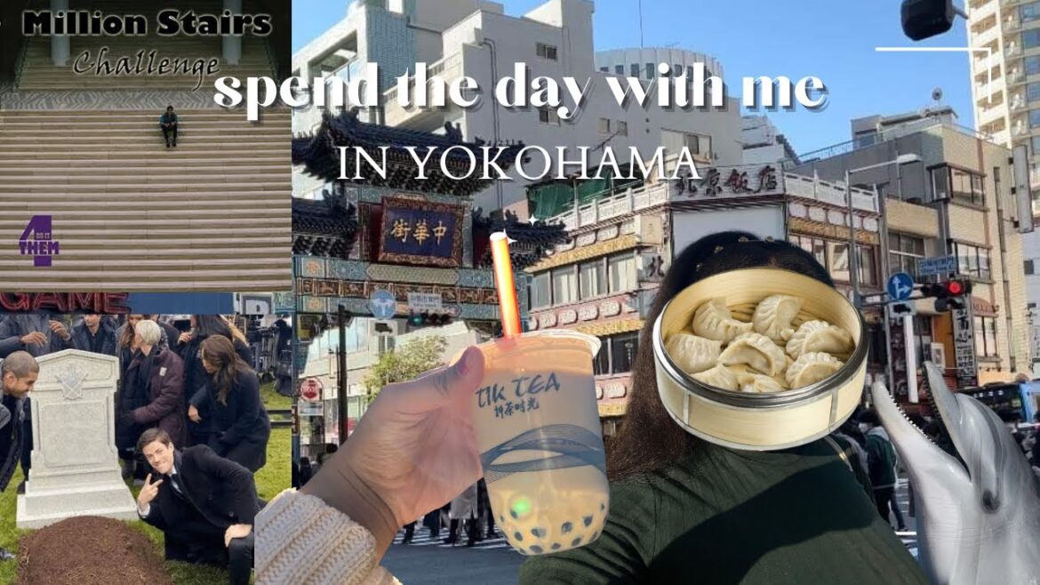 New Years in Japan| Yokohama Chinatown, eating dumplings, walking around, Tokyo Bay, Gundam factory