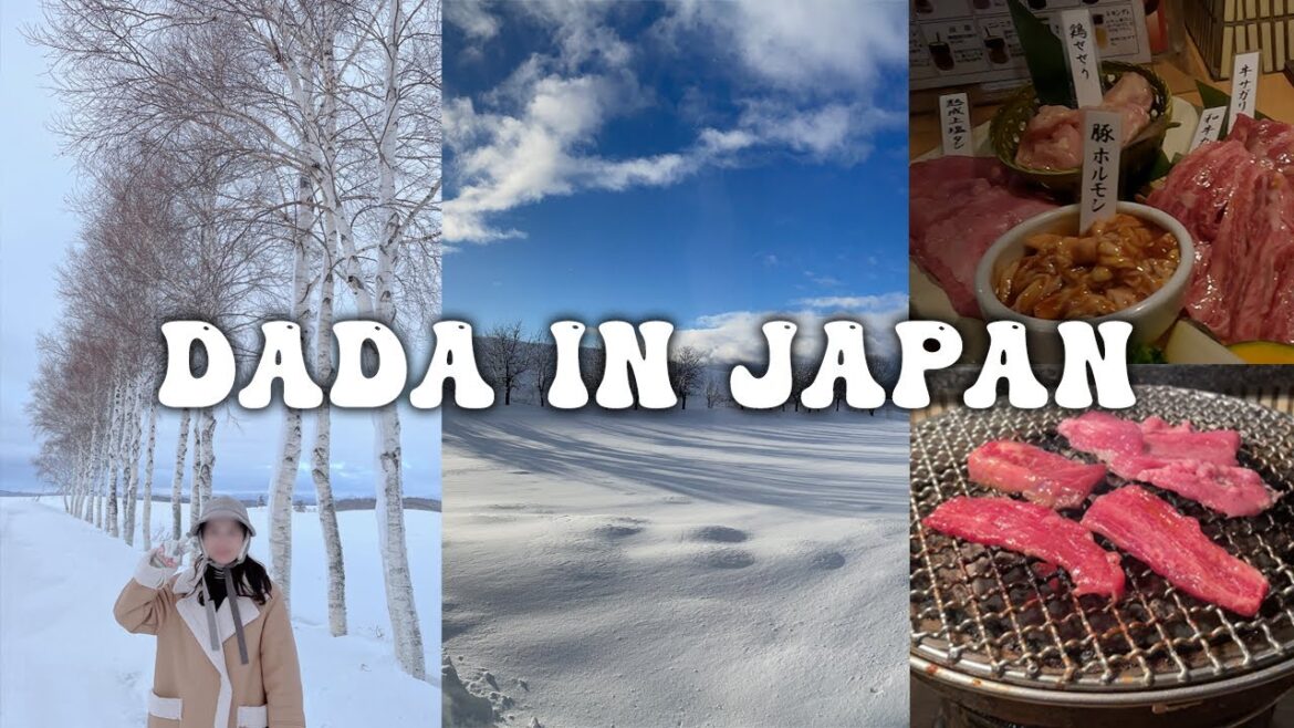 [여행vlog] 화이트 크리스마스 이브(눈 보다가 끝나는 영상)│삿포로│후라노(Furano)│비에이(Biei)│버스투어│야키니쿠