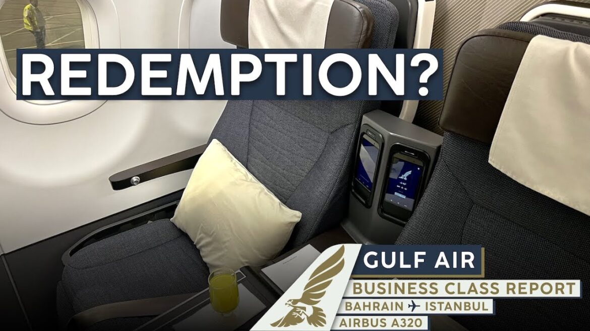 GULF AIR A320 Business Class【4K Trip Report Bahrain to Istanbul】Better Than My Disaster Flight?!