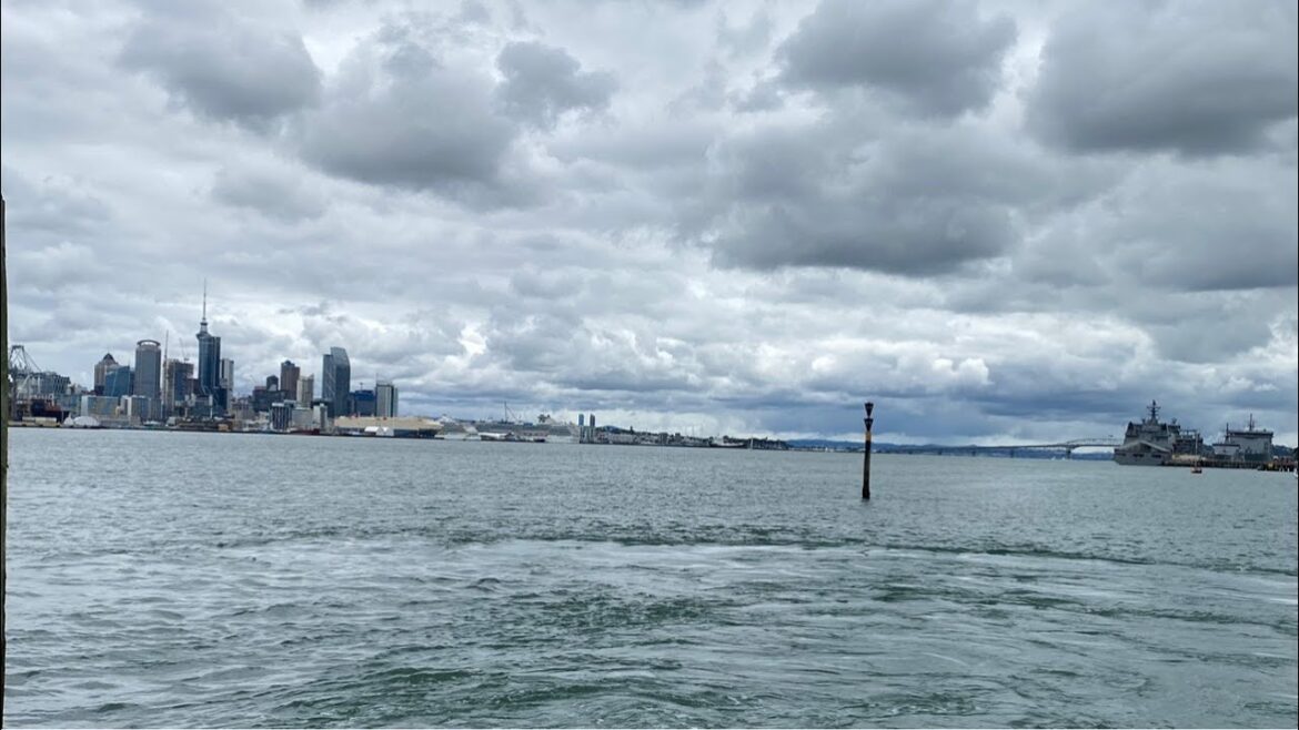 Ferry ride Devonport to Auckland🇳🇿LIVE Walking in New Zealand