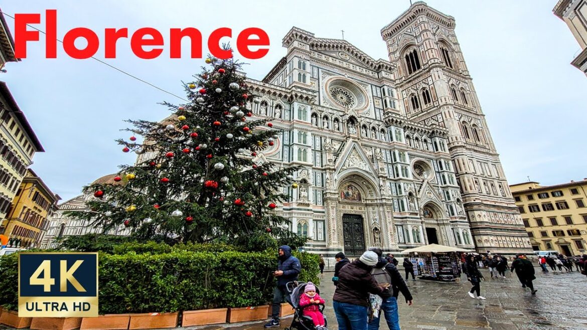 Florence Italy 🇮🇹 4K City and Christmas Walking Tour Florence Italy 🇮🇹 4K City and Christmas Walking Tour