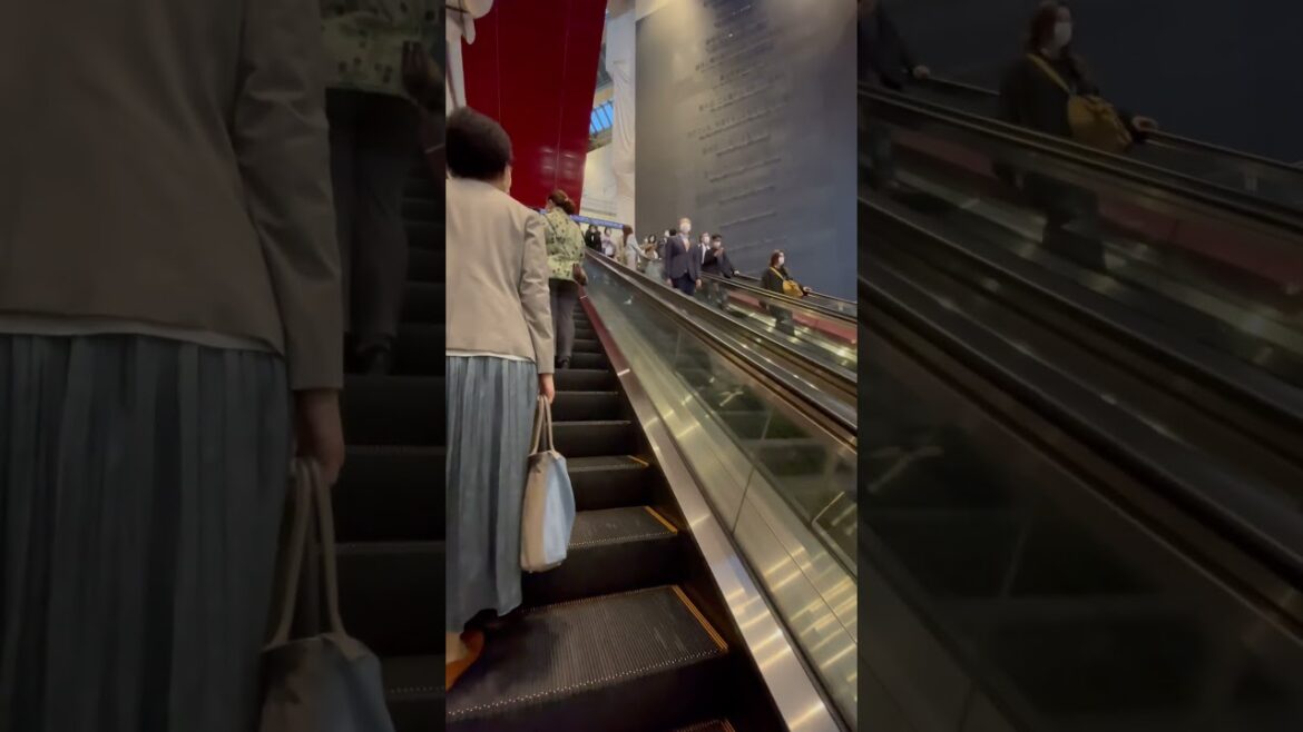 Tall Escalator travel in Japan Tall Escalator travel in Japan
