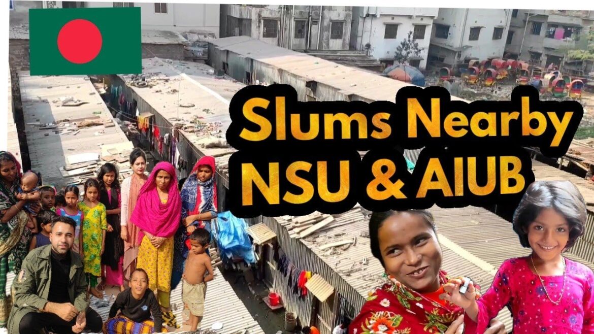 বসুন্ধরার পাশে এ কোন বস্তি? Slums In Dhaka Bangladesh |Vlog Documentary @prithveemallik