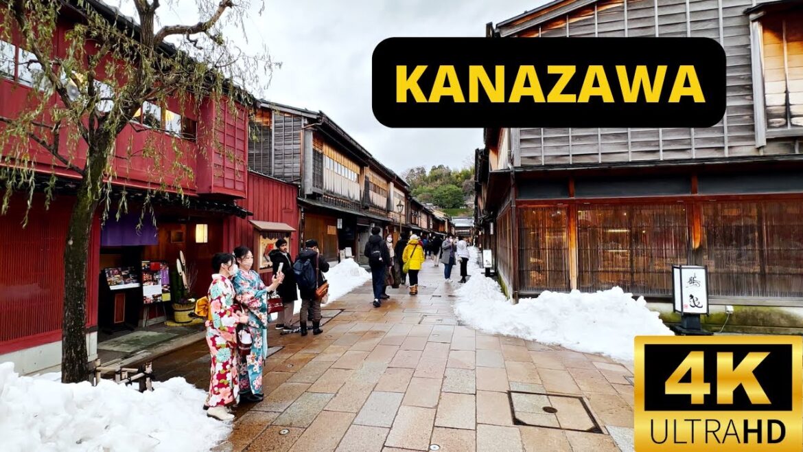 KANAZAWA, JAPAN 🇯🇵 [4K] Old Geisha Districts — Little Kyoto — Walking Tour