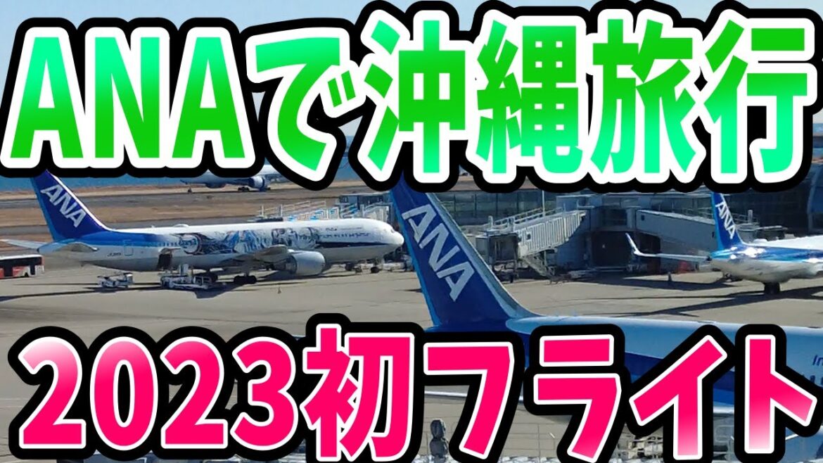【ANA】2023年初フライトは羽田から沖縄へ！新春沖縄旅行！ ANA NH469 羽田⇒那覇 B787