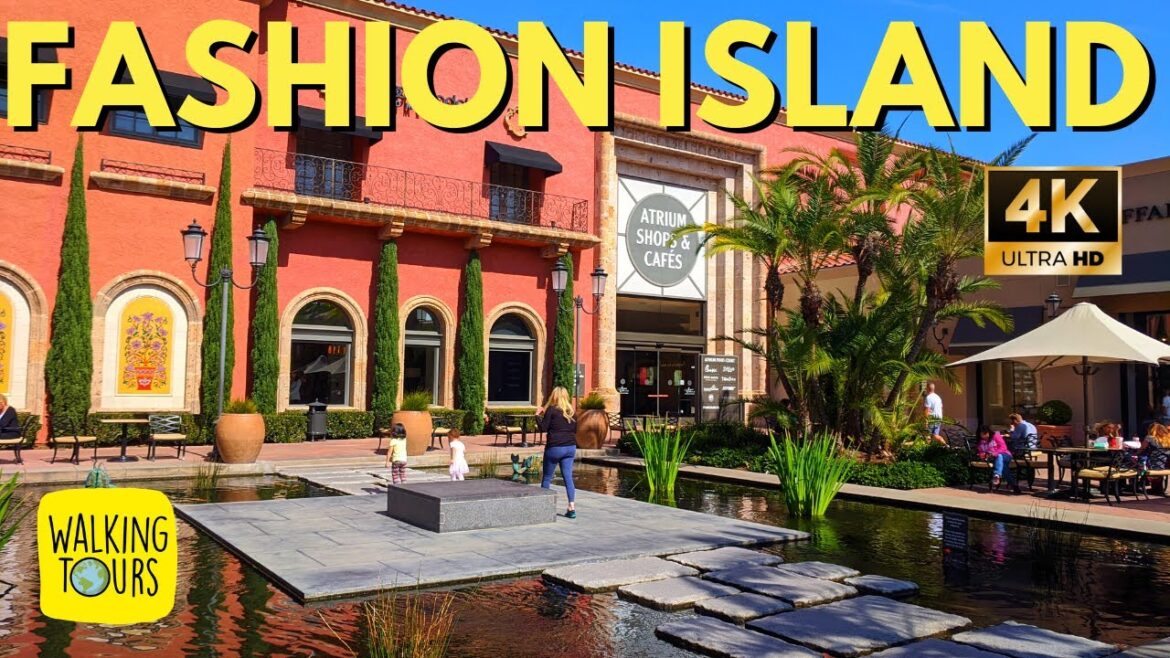 Upscale Mall | Fashion Island in Newport Beach California USA | 4K Walking Tour