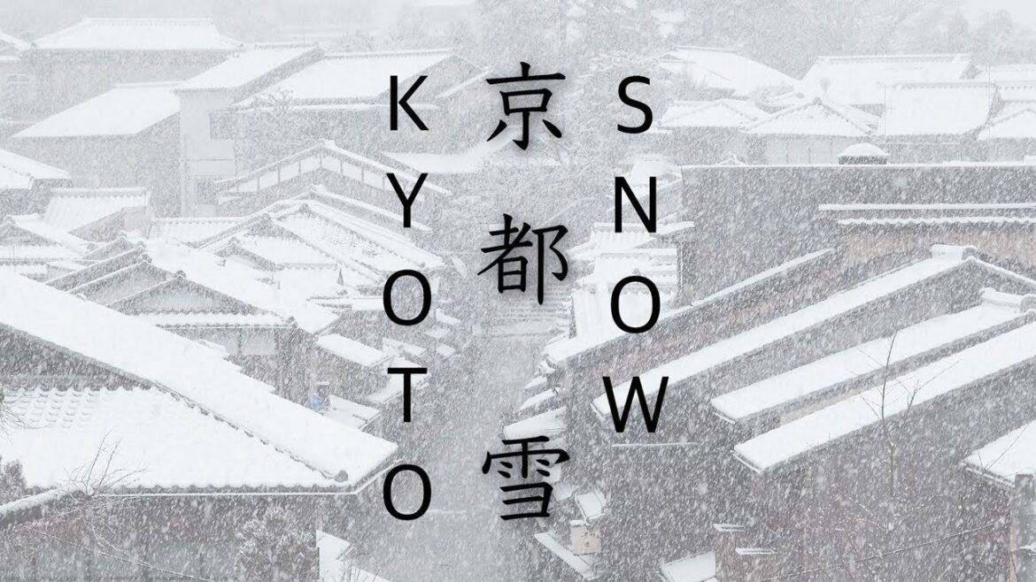 [4K] 京都・雪　Kyoto Snow