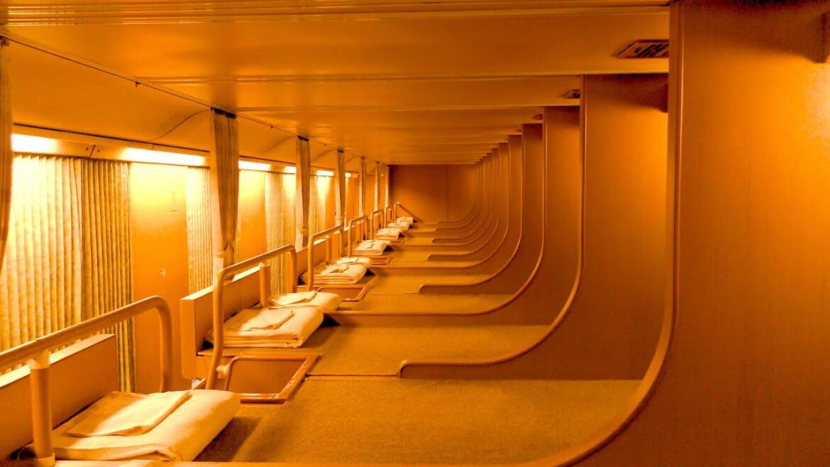 😴🚅日本唯一の寝台特急の一番安い席で過ごす10時間　｜サンライズ瀬戸｜ノビノビ座席｜高松→東京｜