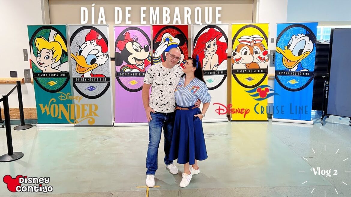 🚢 EMBARCAMOS EN EL DISNEY WONDER ALASKA - VLOG 2 | Disney Contigo