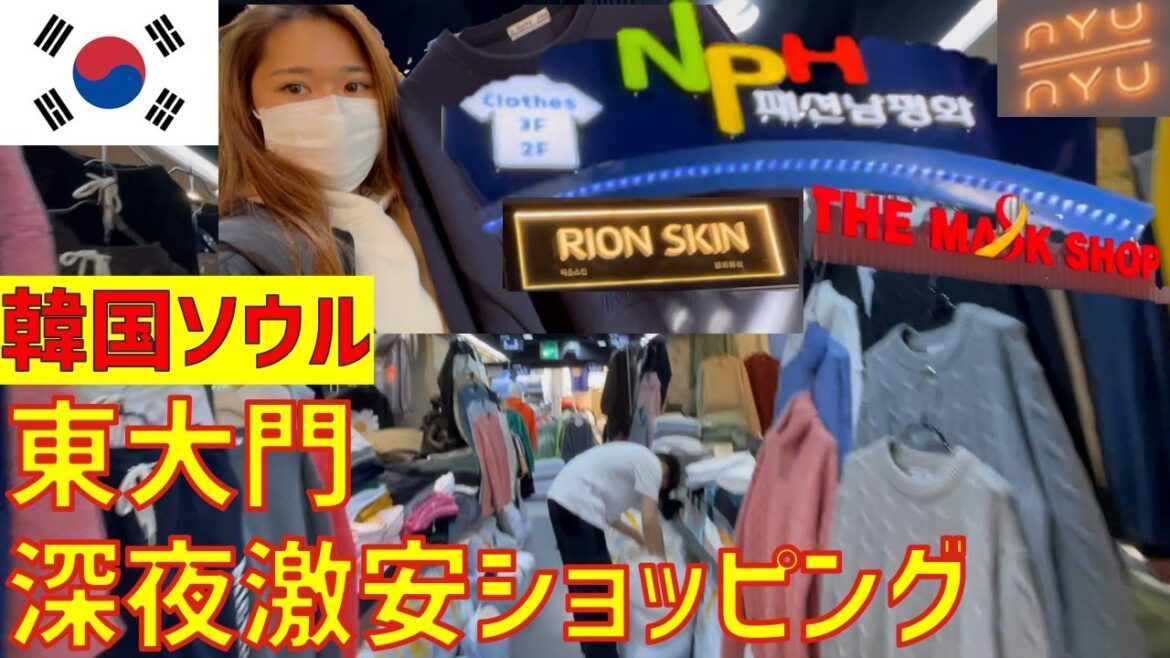 【韓国旅行】東大門で激安ナイトショッピング🛍モデルプラン【最新版2022/12】 | 女子一人旅、女子旅、トランジット旅、深夜滞在