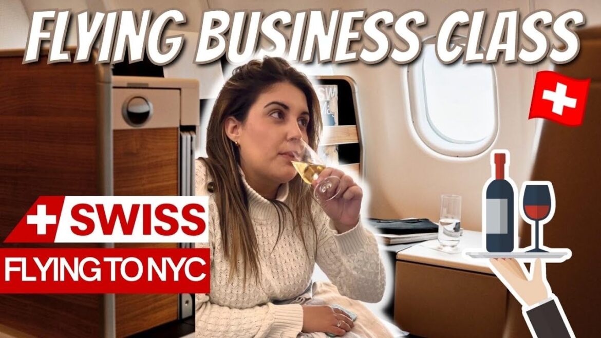 FLYING BUSINESS CLASS ON SWISS |  What it's REALLY like traveling in Luxury from Geneva to JFK