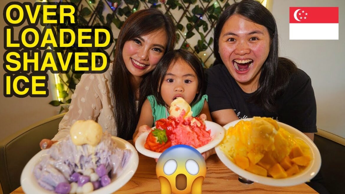 Traditional Singaporean Dessert! BEST Colorful Shaved Ice in Singapore. Singapore Hawker Street Food Traditional Singaporean Dessert! BEST Colorful Shaved Ice in Singapore. Singapore Hawker Street Food
