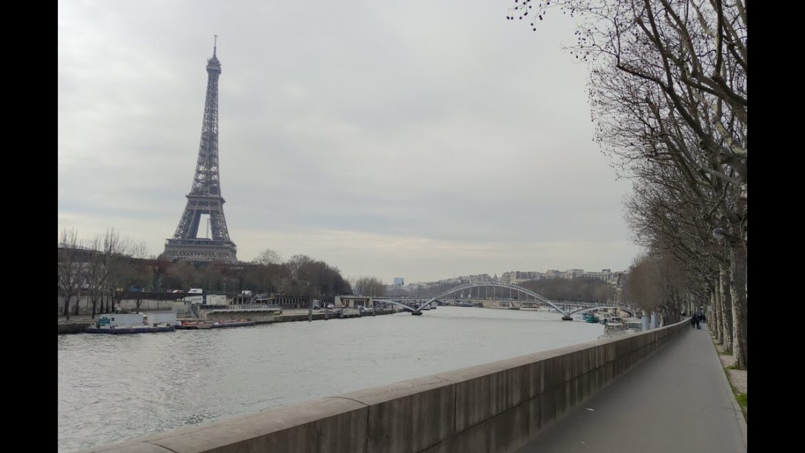 45 minute walk to Eiffel Tower, Paris in 4K 45 minute walk to Eiffel Tower, Paris in 4K