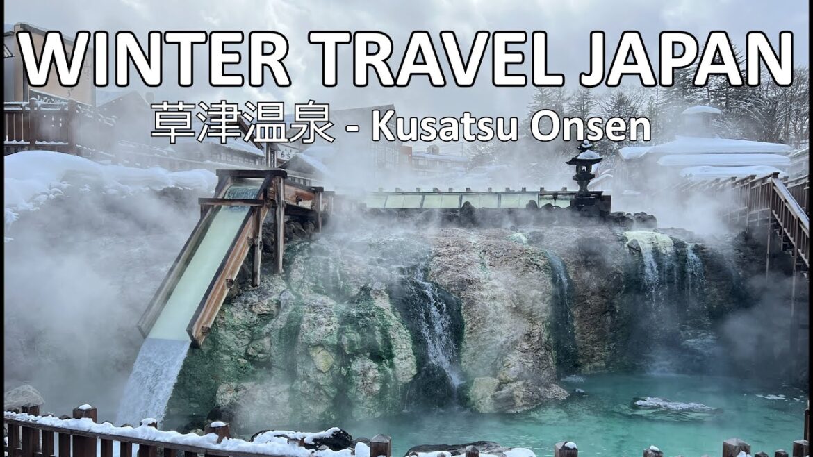 Winter Japan Travel. Kusatsu Onsen. Would you try this Green water? Winter Japan Travel. Kusatsu Onsen. Would you try this Green water?