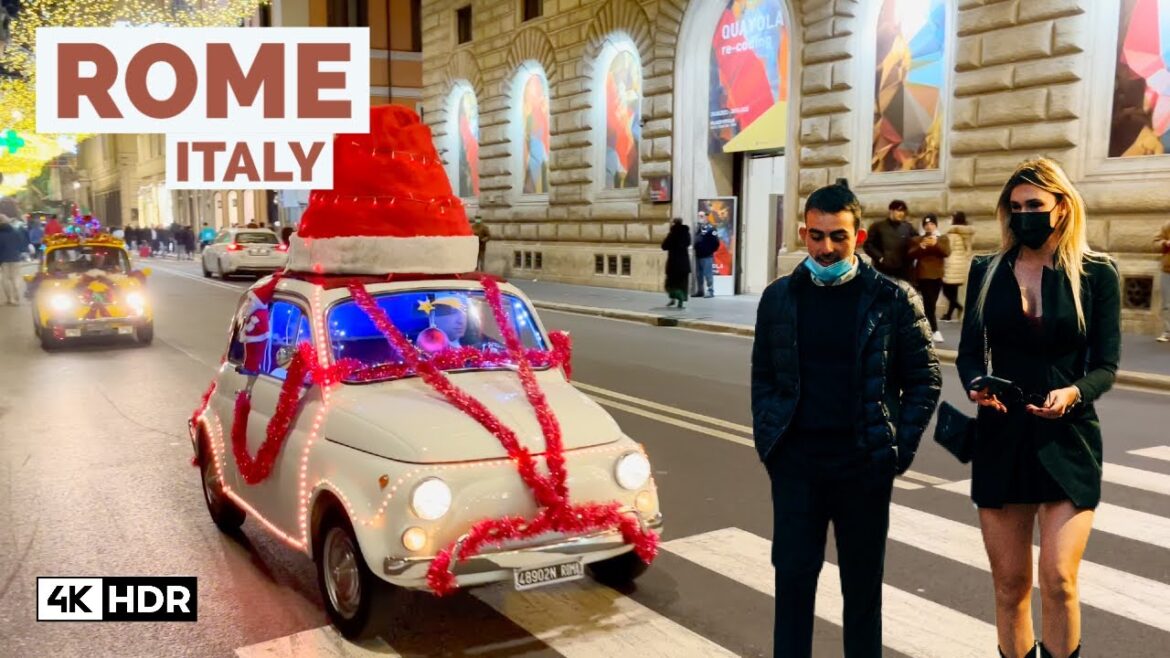Rome, Italy 🇮🇹 - 4K-HDR Walking Tour