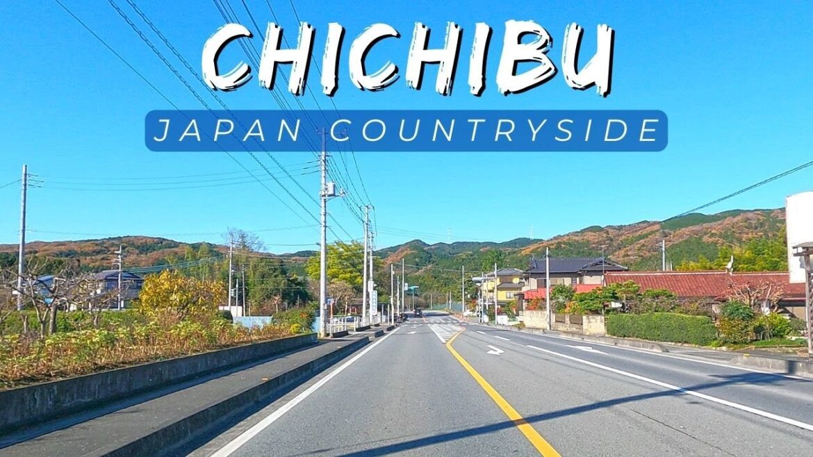 Route 299 - Driving in Japan Countryside to Chichibu City outside of Tokyo