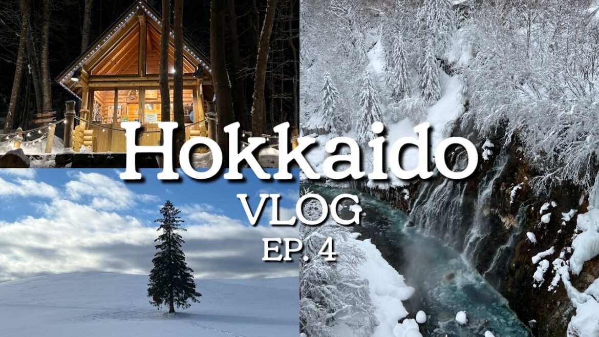 일본여행 vlog ep.4 | #비에이 투어 눈세상 겨울왕국 (feat. 인생사진) [eng sub] #Biei tour to the Frozen Snowing Kingdom