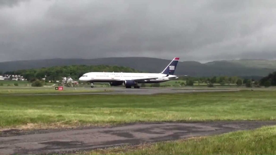 Airbus A330 x 3 at Glasgow Airport