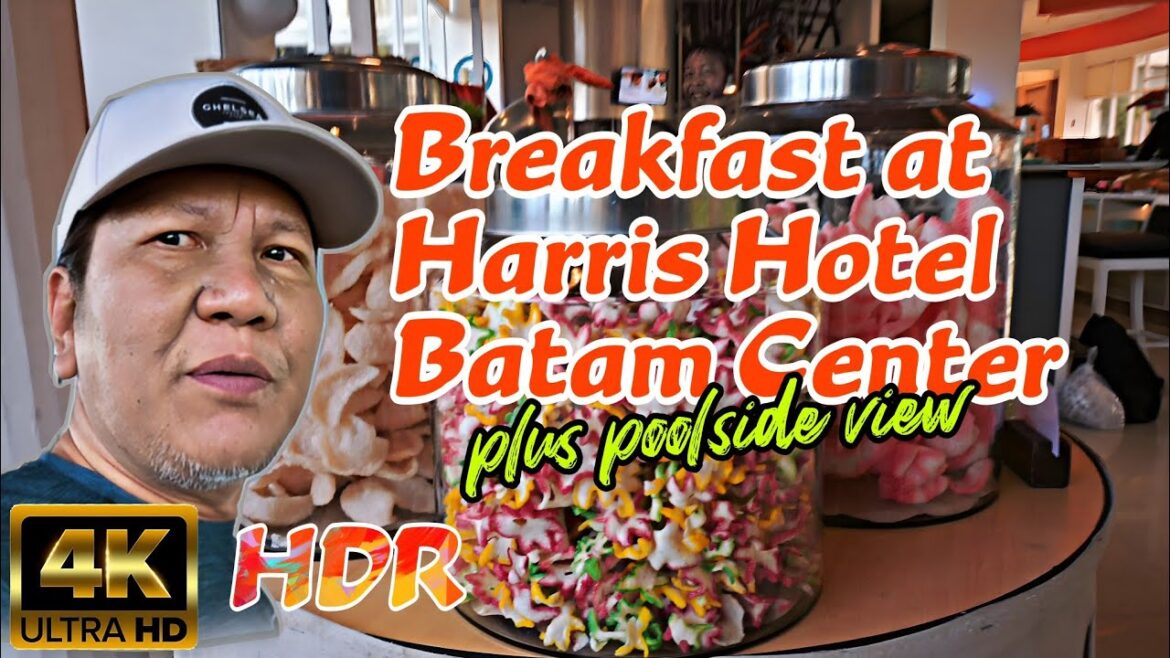 Breakfast and poolside view at Harris Hotel Batam Center @haslindaarifin7278 @ahmadfaheem5665