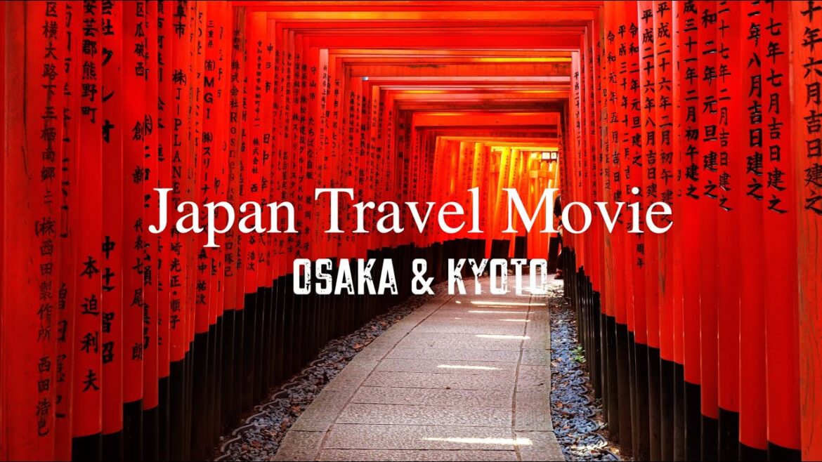 【4K】 Japan Travel | OSAKA & KYOTO Beautiful spots
