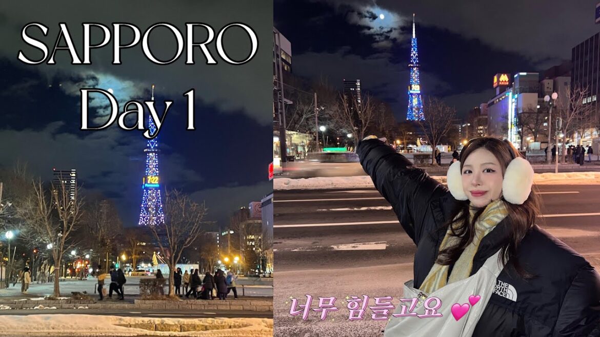 언니와 함께하는 삿포로 여행 ✈ ep.1 | 삿포로 여행 브이로그 | 캠코더 브이로그