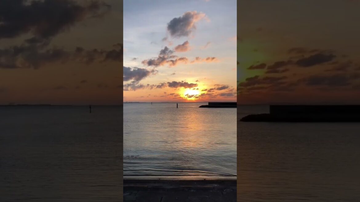 Sunset view of American village #shorts #travel #sunset