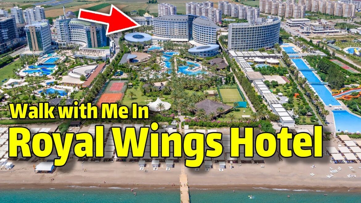 ROYAL WINGS HOTEL Uall Inclusive ANTALYA WALKING TOUR Travel Vlog : ROYAL WINGS ANTALYA HOTEL