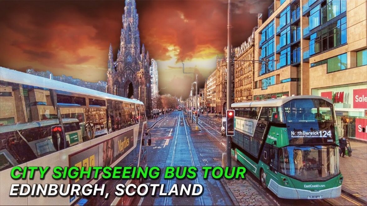 Early Morning Edinburgh City Sightseeing Bus Tour | Scottish City Bus Ride | Scotland in 4K Early Morning Edinburgh City Sightseeing Bus Tour | Scottish City Bus Ride | Scotland in 4K