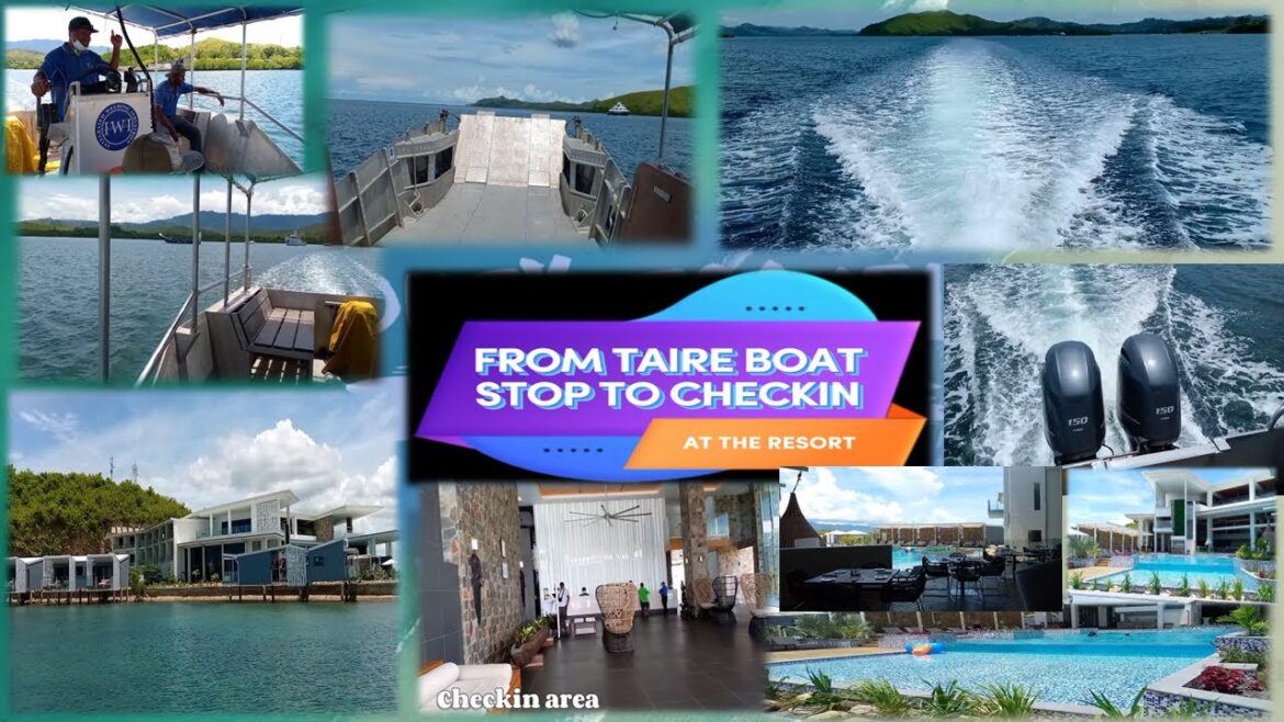 Duty travel to Loloata Island Resort | Part 2: Taire Boat Stop to Check in at the  Resort