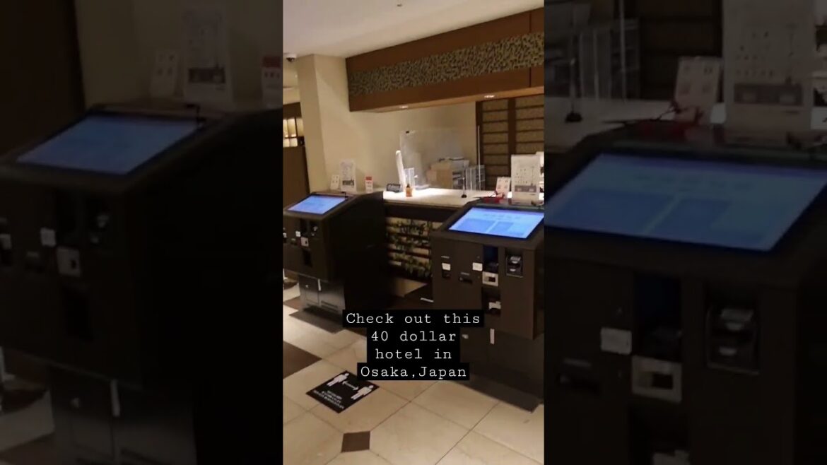 Check out this 40 DOLLAR hotel in OSAKA, Japan #shorts #osaka