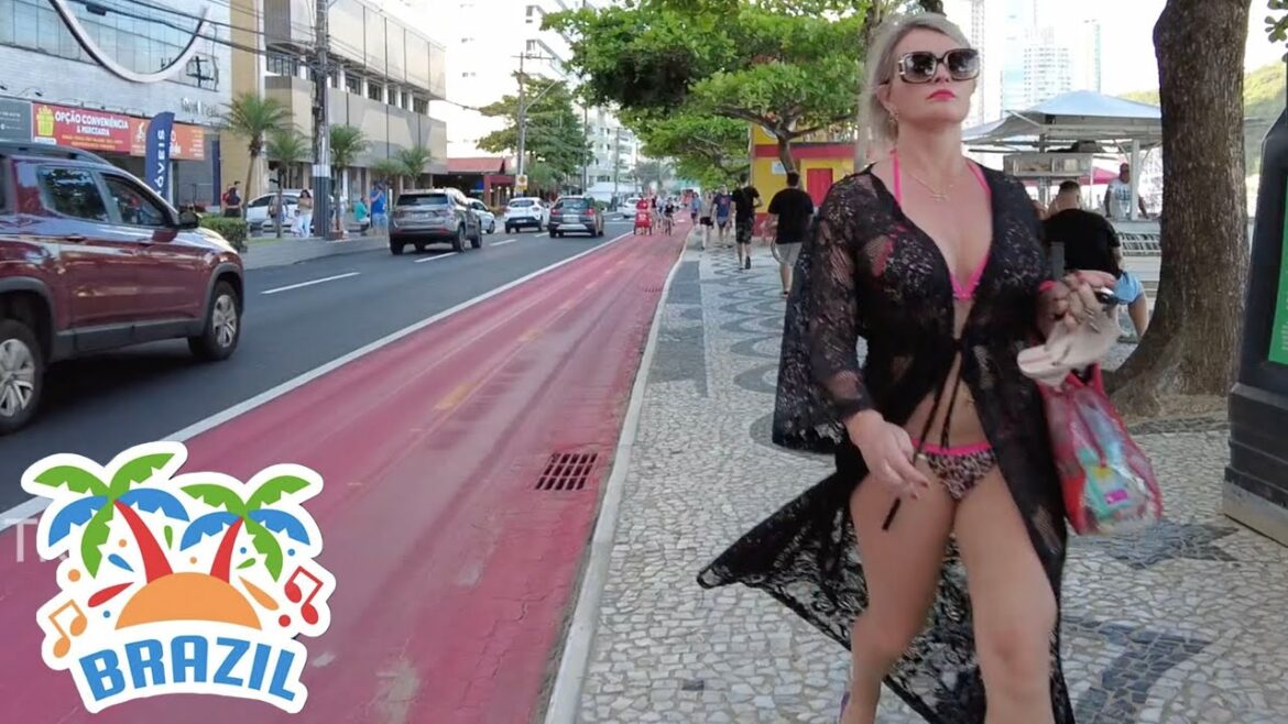 🇧🇷 Balneário Camboriú Side Walk Santa Catarina Brazi Walking tour