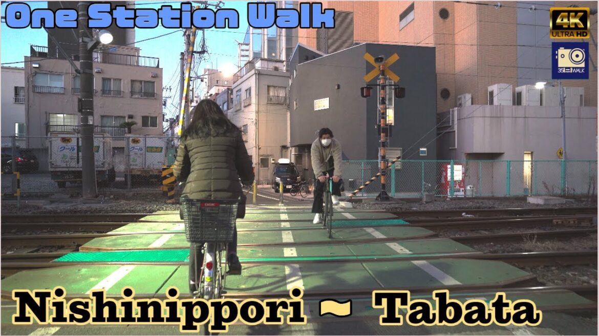 【OneStation Walk】NishiNippori to Tabata (Yamanote Line)