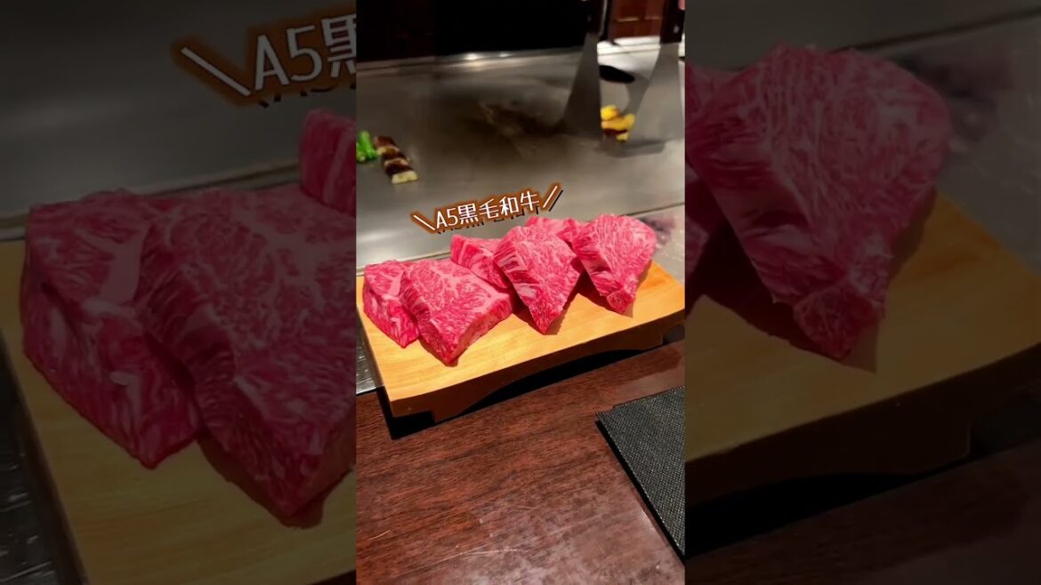 大阪で泊まったホテルのディナーがA5黒毛和牛食べ放題やった件…。#shorts 大阪で泊まったホテルのディナーがA5黒毛和牛食べ放題やった件…。#shorts