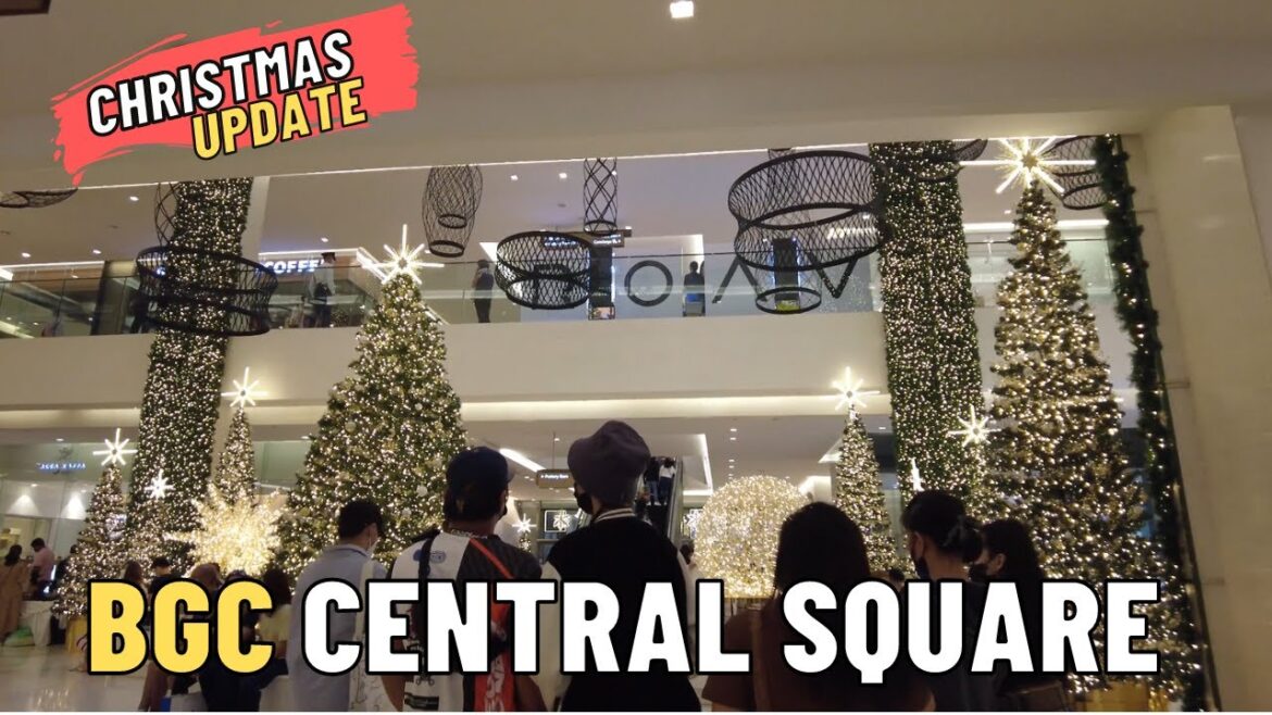 [4K] Walking Tour - CENTRAL SQUARE MALL + BONIFACIO HIGH STREET DAY TOUR PHILIPPINES