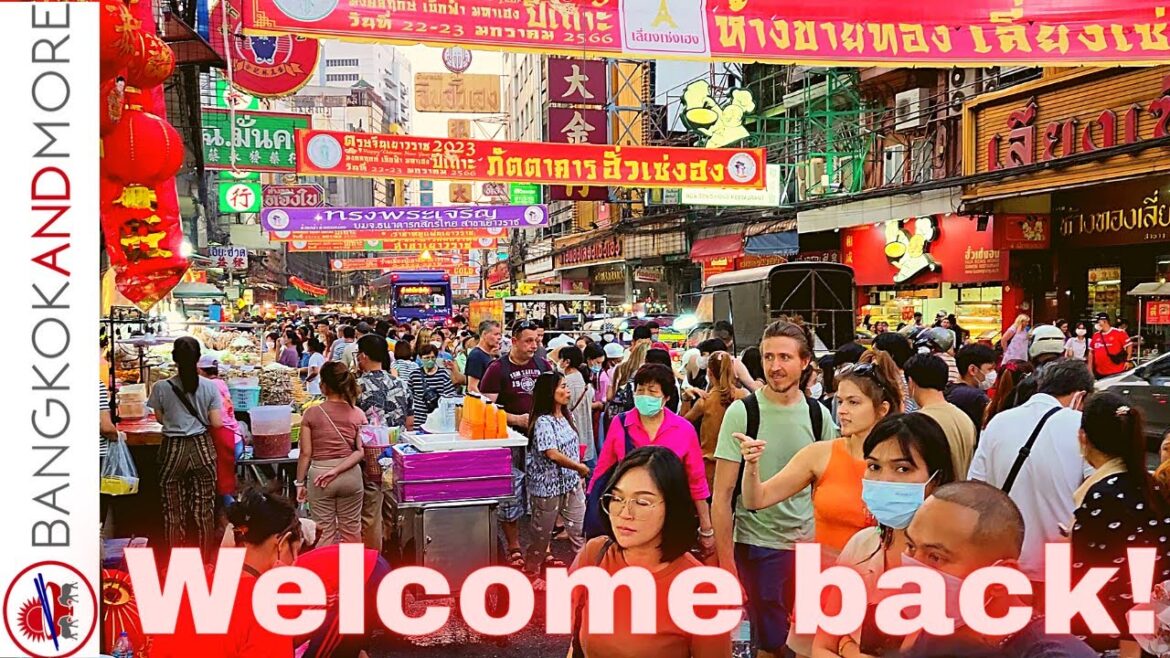 Chinese Tourists Return to Bangkok's CHINATOWN and the STREET FOOD Scene Explodes