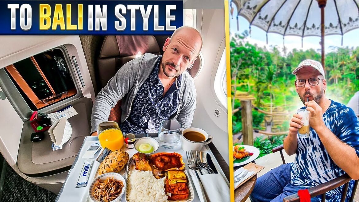 Singapore Airlines Business Class B787-10 from Singapore to Bali #flightreport