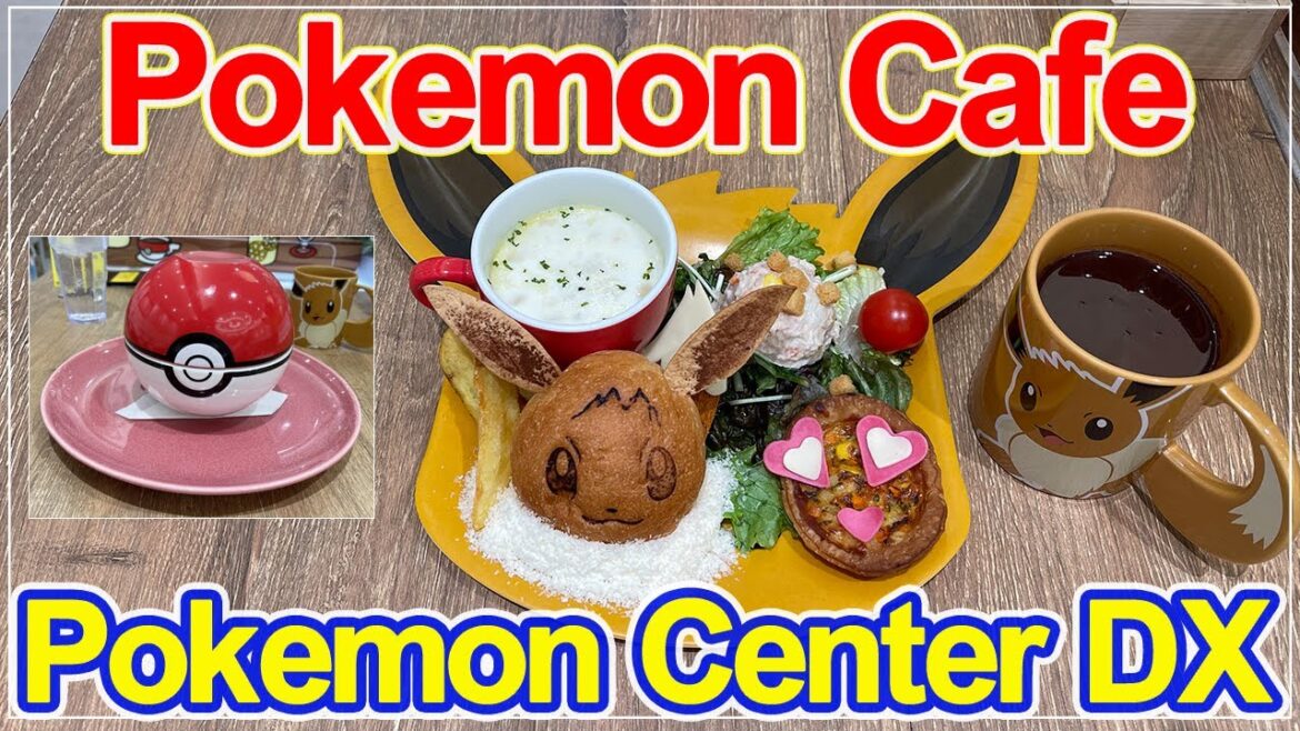 Pokemon Cafe and Pokemon Center DX in Japan