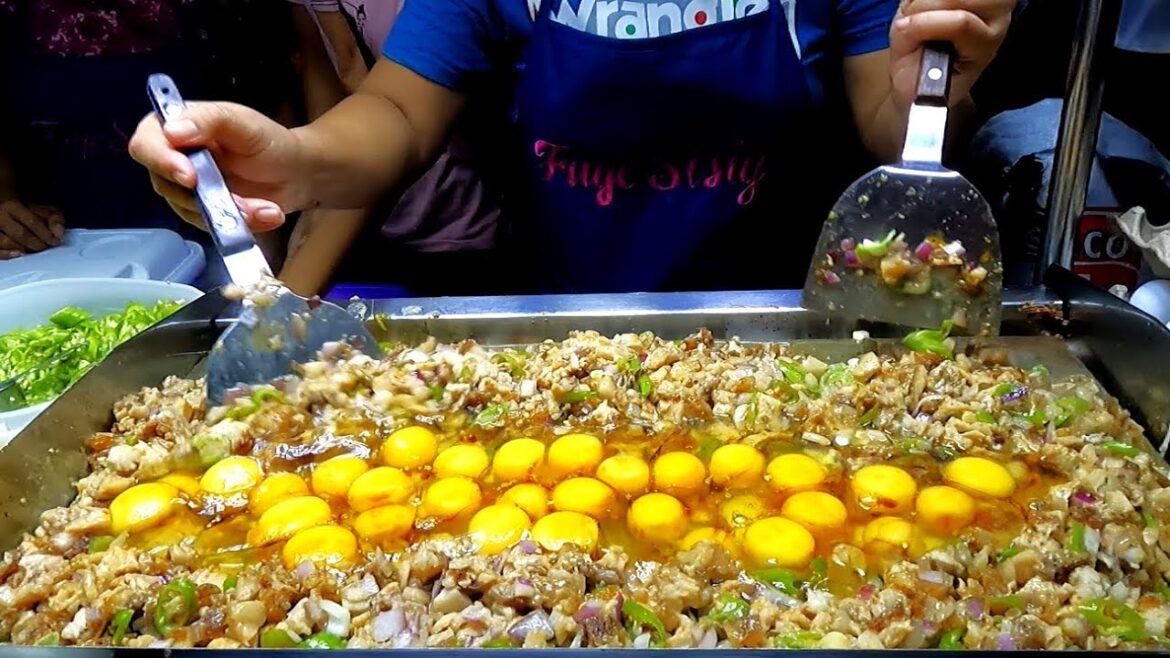 Filipino Street Food | PORK SISIG with EGG Filipino Street Food | PORK SISIG with EGG