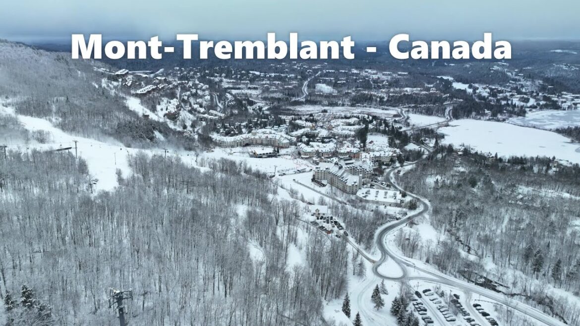 Mont Tremblant Ski Park - Canada - 4K Vídeo