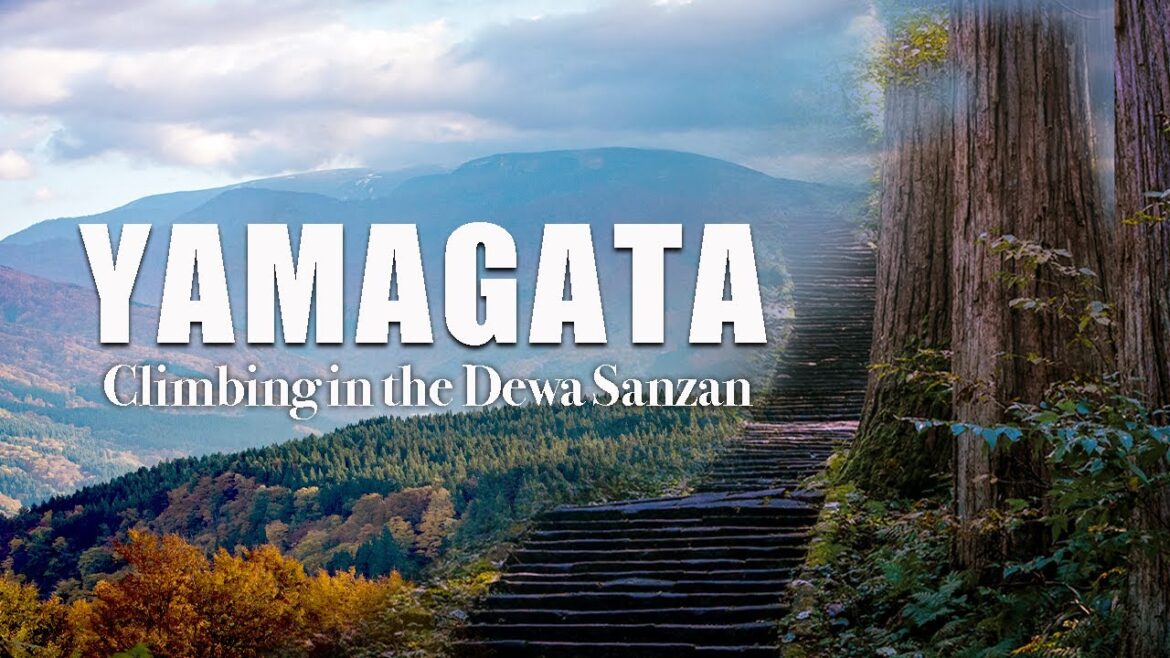 Climbing Mt. Haguro in the Dewa Sanzan, Yamagata, northern Japan