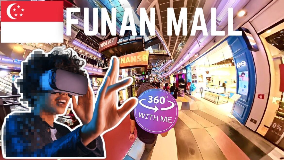 Singapore City: FUNAN MALL (360° VR Walking Tour | Jan 2023)