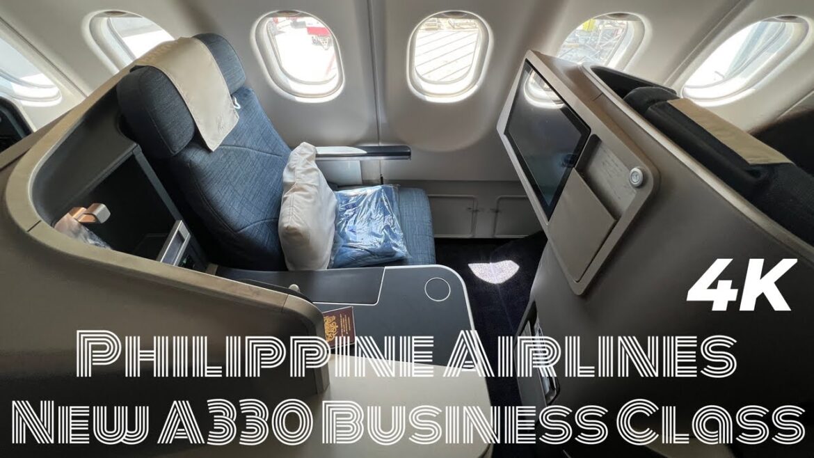 Philippine Airlines Business Class | New Airbus A330 from Singapore to Manila