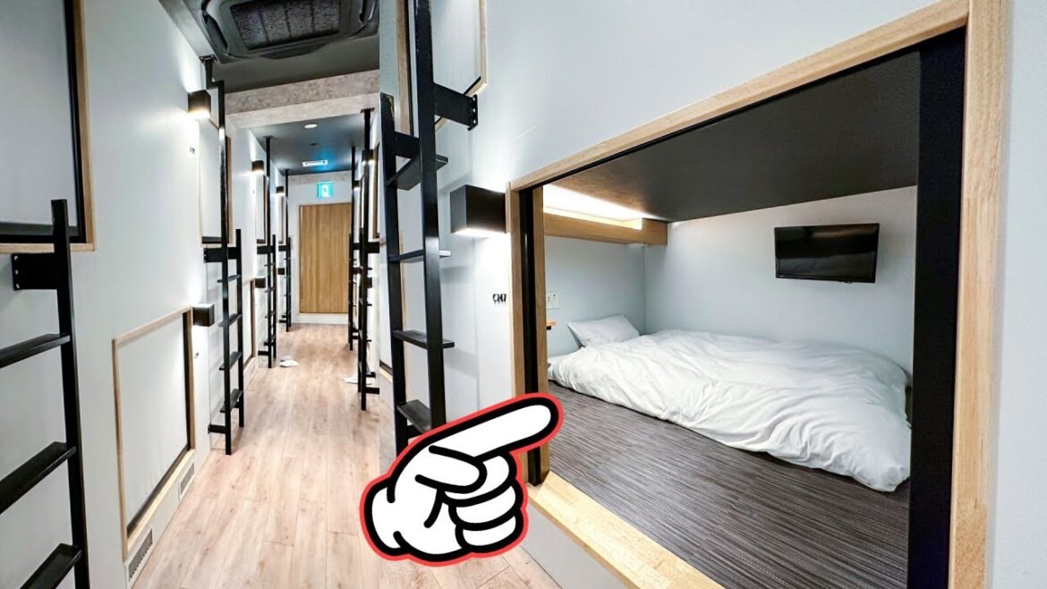 Too popular! CAPSULE HOTEL full every day 😴🛌 Osaka Japan 🇯🇵 hotel atarayo osaka カプセルホテル ホテルアタラヨ大阪