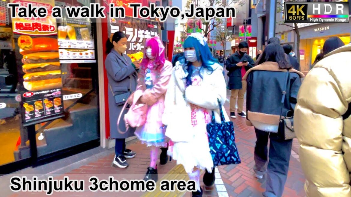 4K 60fps HDR// Take a walk in Tokyo, Japan, Shinjuku Underpass→Shinjuku Dori Ave.→Shinjuku 3-chome 4K 60fps HDR// Take a walk in Tokyo, Japan, Shinjuku Underpass→Shinjuku Dori Ave.→Shinjuku 3-chome