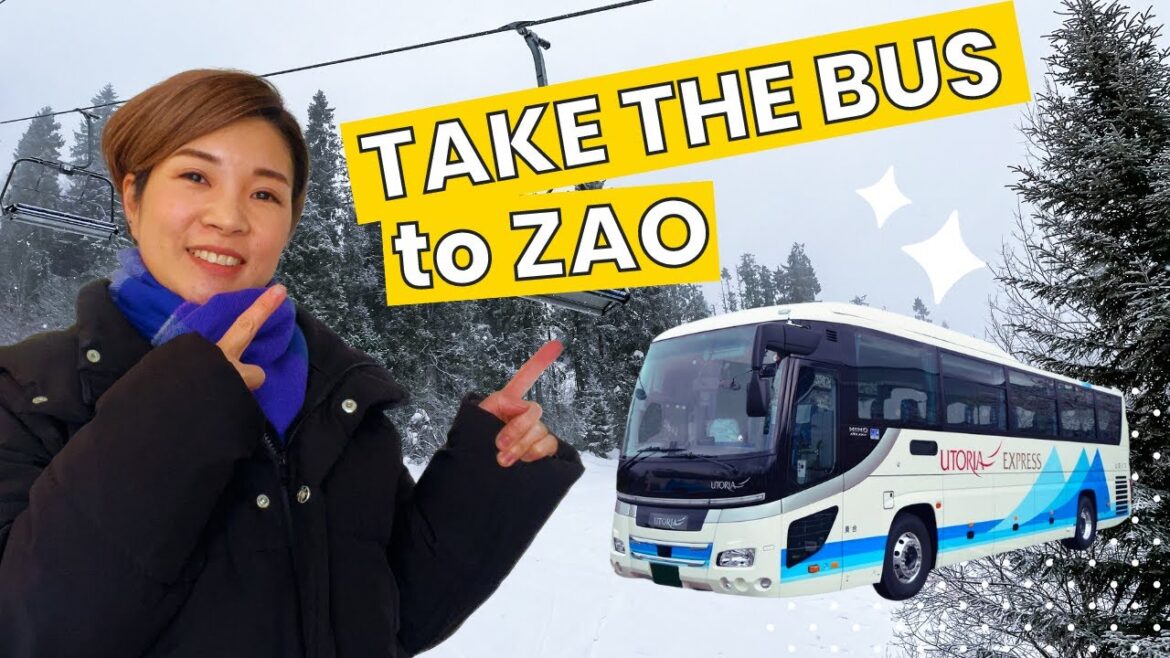 How to get to ZAO ONSEN SKI RESORT from YAMAGATA STATION by bus バスを使って蔵王へ How to get to ZAO ONSEN SKI RESORT from YAMAGATA STATION by bus バスを使って蔵王へ