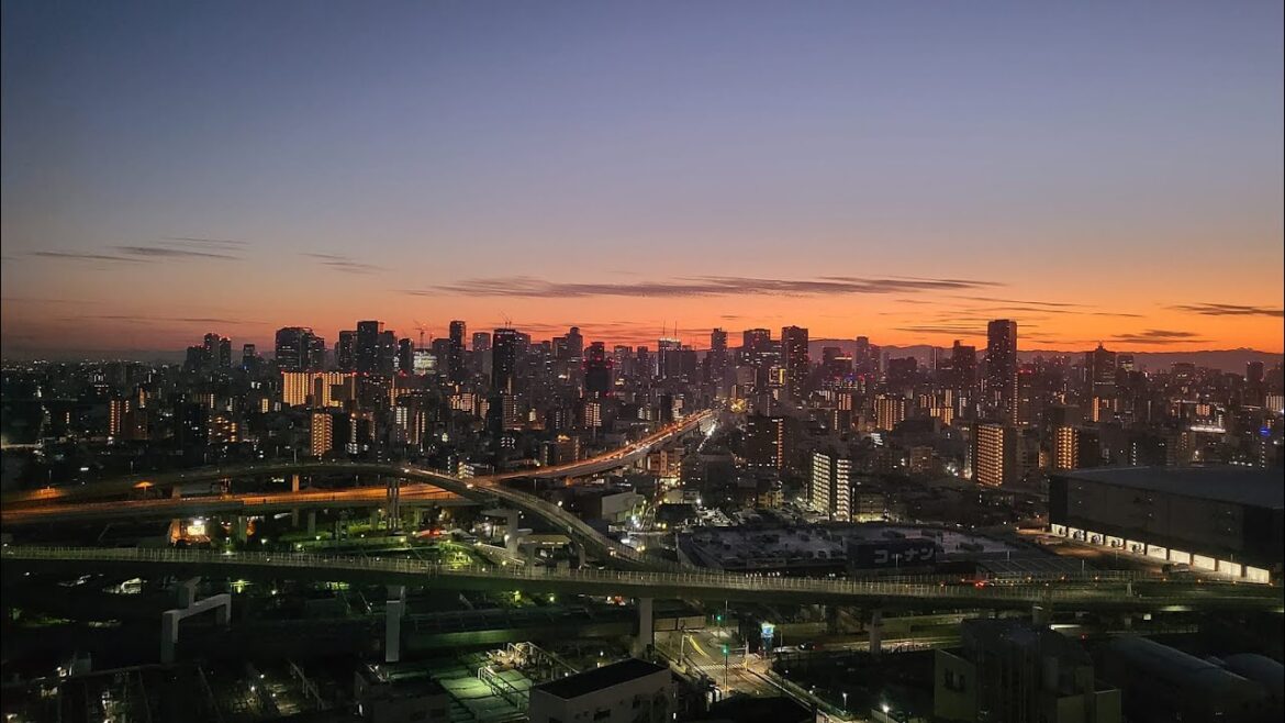 【 LIVE1440p   】大阪の景色  天気　晴　2023/1/21　 ライブカメラ配信 ＠osaka japan