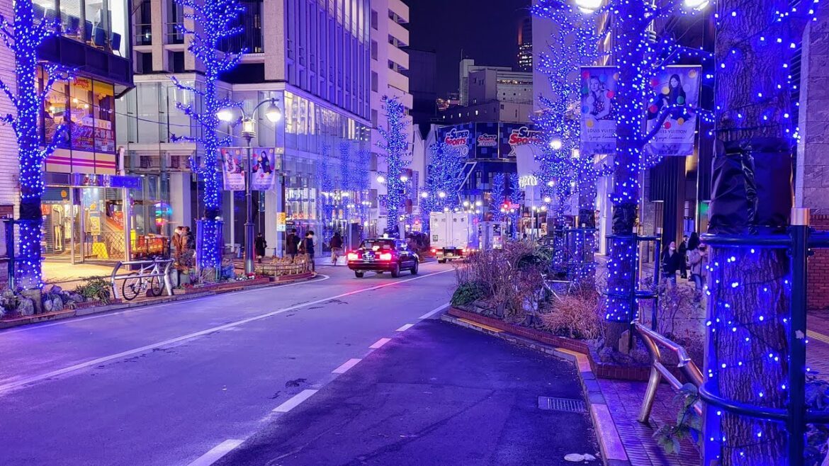 Walking Through Shibuya At Night 4K. Tokyo, Japan
