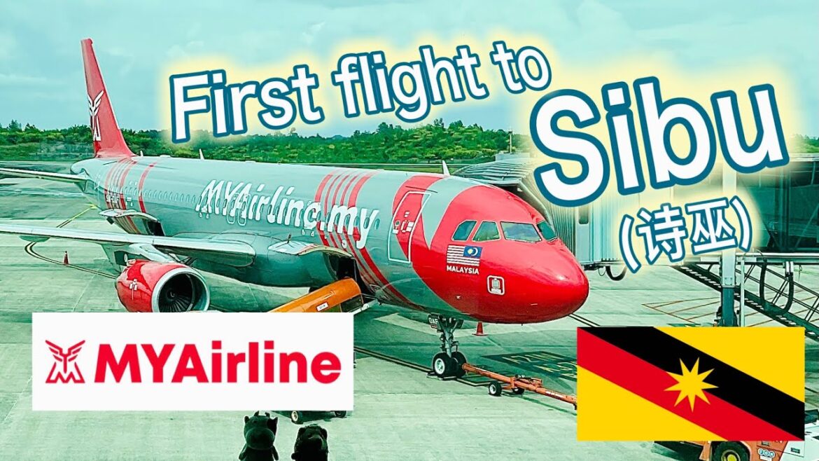[MYAirline] Inaugural Flight to SIBU! (2023-1-18) 新規就航シブ線の初便！