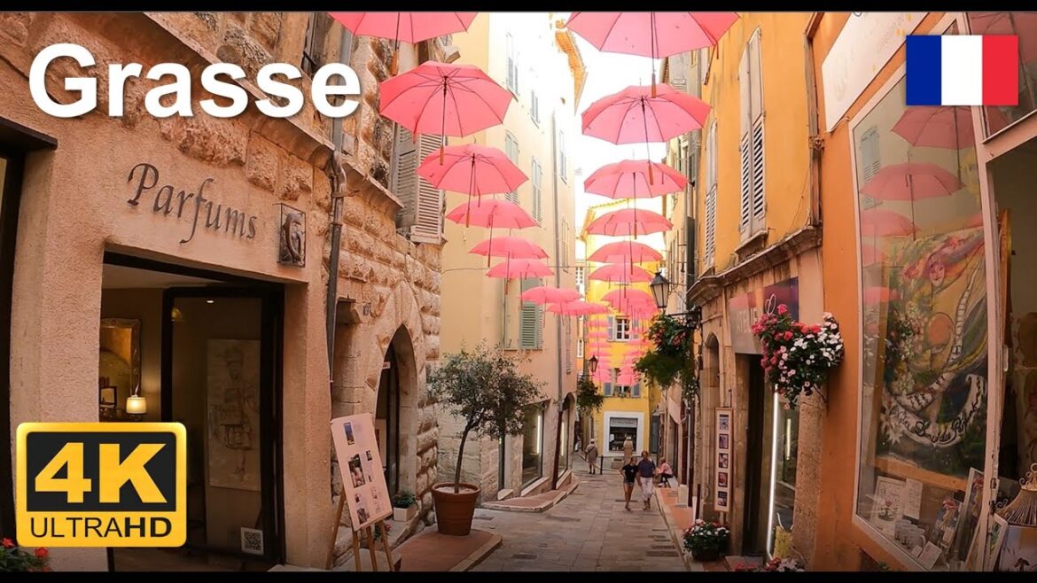 Grasse – The Perfume Capital Of The World – French Riviera – 4K walking tour – Côte d'Azur Grasse - The Perfume Capital Of The World - French Riviera - 4K walking tour - Côte d'Azur
