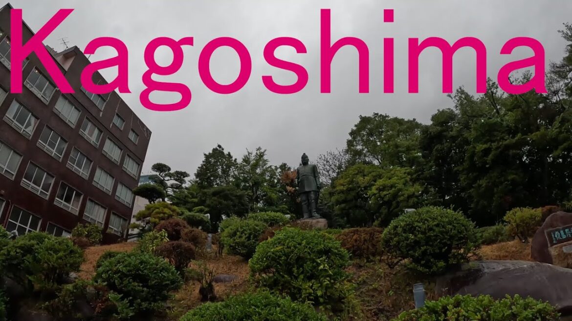 鹿児島市内を散策　Walking Tour in the City Center of Kagoshima, Japan